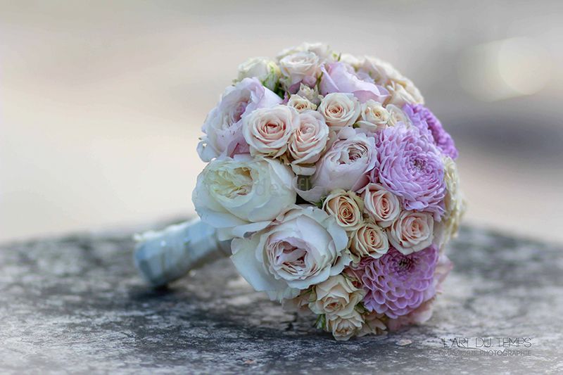 Bouquet de mariage BM-43 - Fleuriste Roseraie