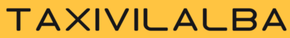 Un fondo amarillo con la palabra taxivilalba.
