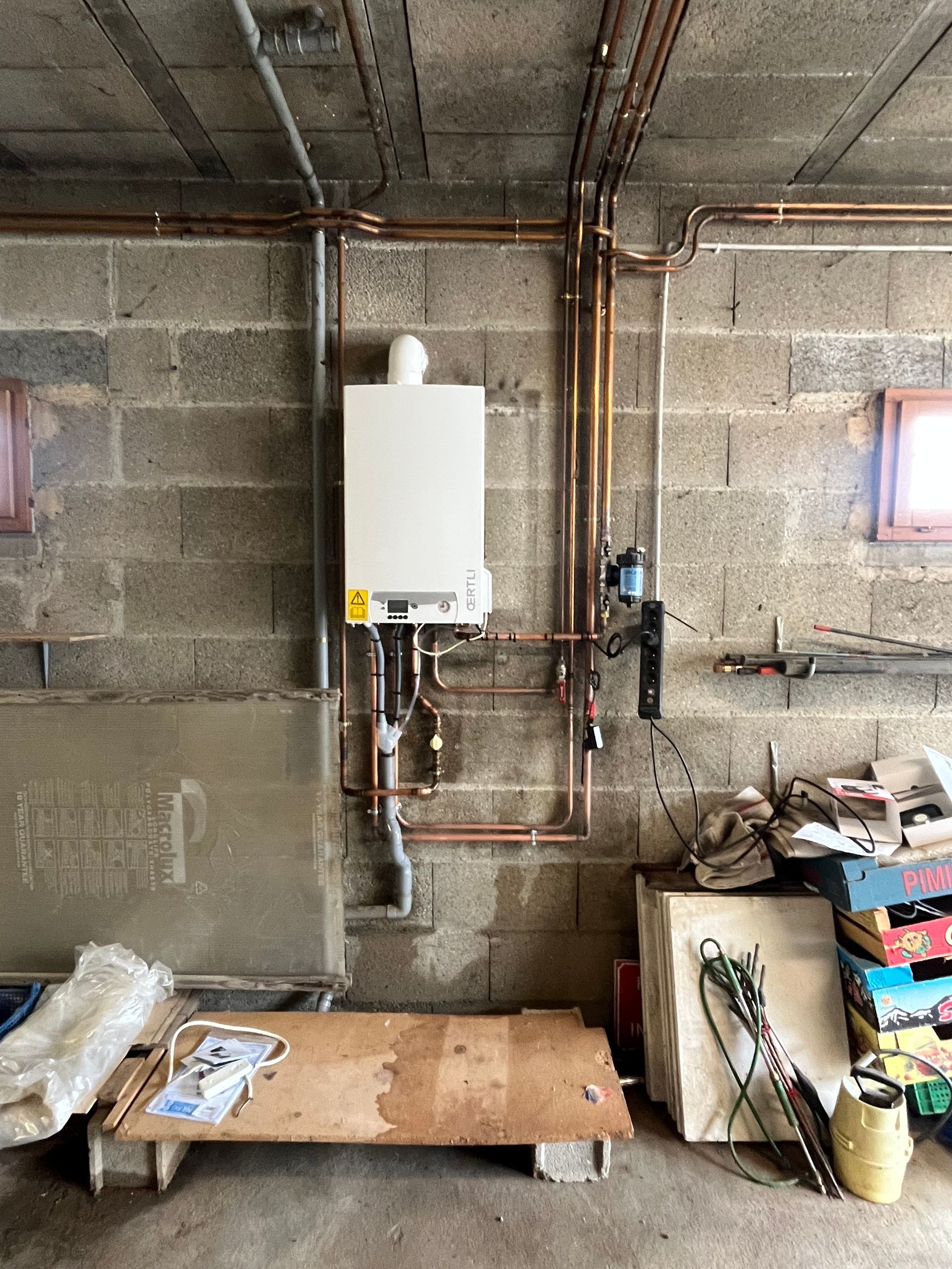 Chaudière murale raccordée