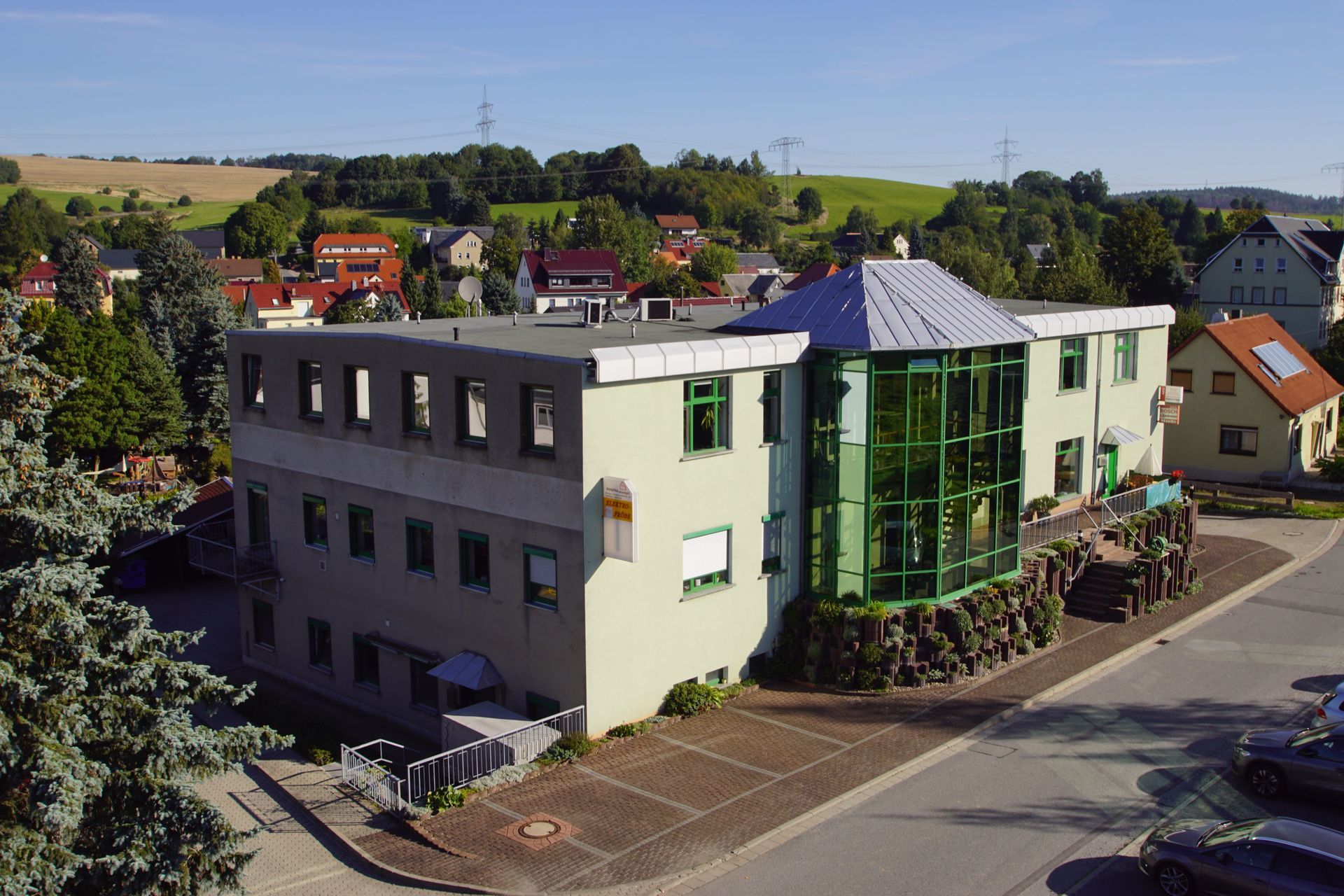 Elektriker bei der Arbeit