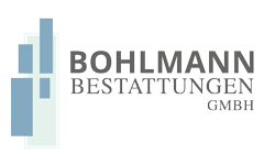 Ein Logo für ein Unternehmen namens Bohlmann Bestattungen GmbH.