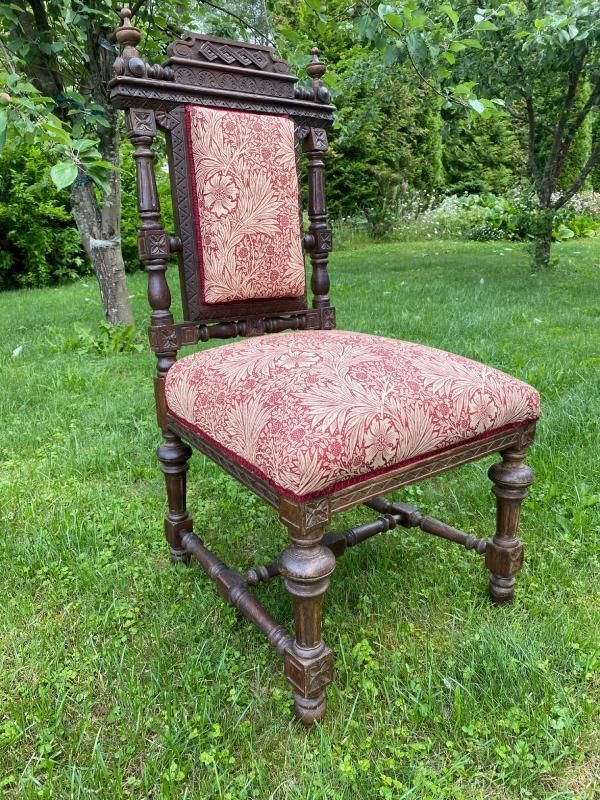 antiikki, tuoli, william morris