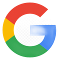 Logo de Google, un « G » multicolore avec des sections rouges, jaunes, vertes et bleues.