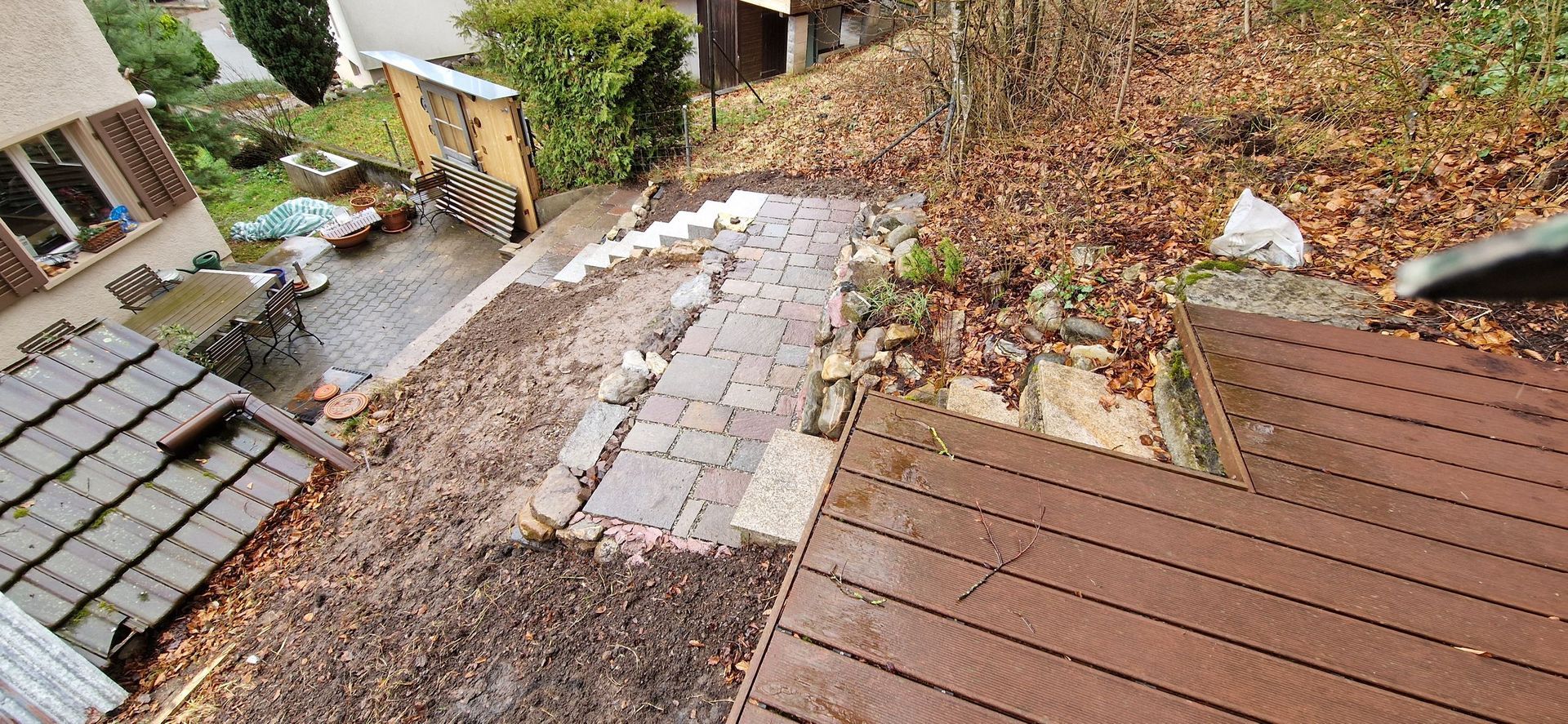 Pflasterarbeiten durch Simart Gartenbau GmbH