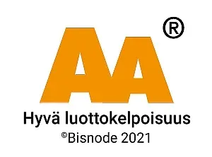 AK-Perustyöt Bisnode luottoluokitus 2020 logo