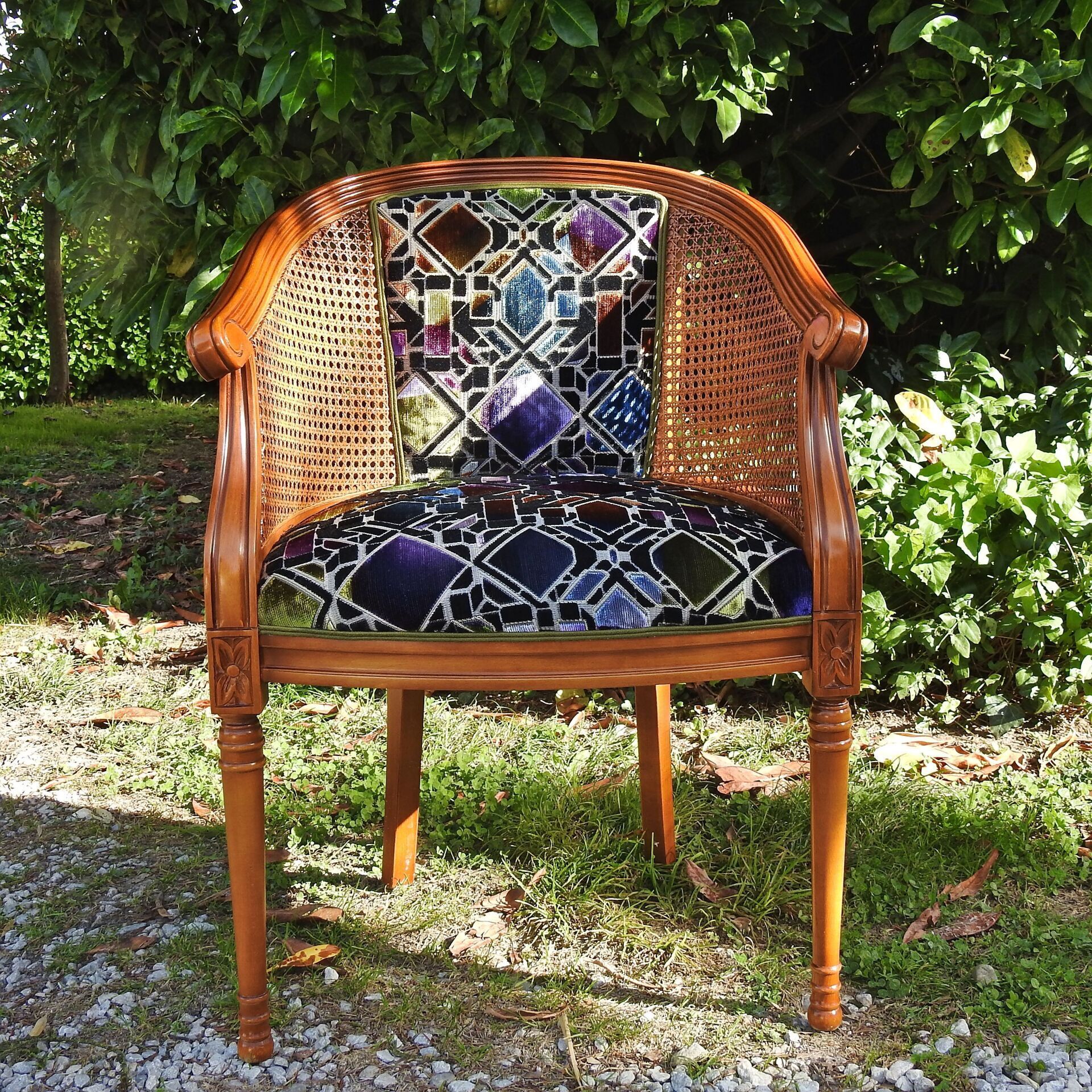 Création fauteuil mosaïque