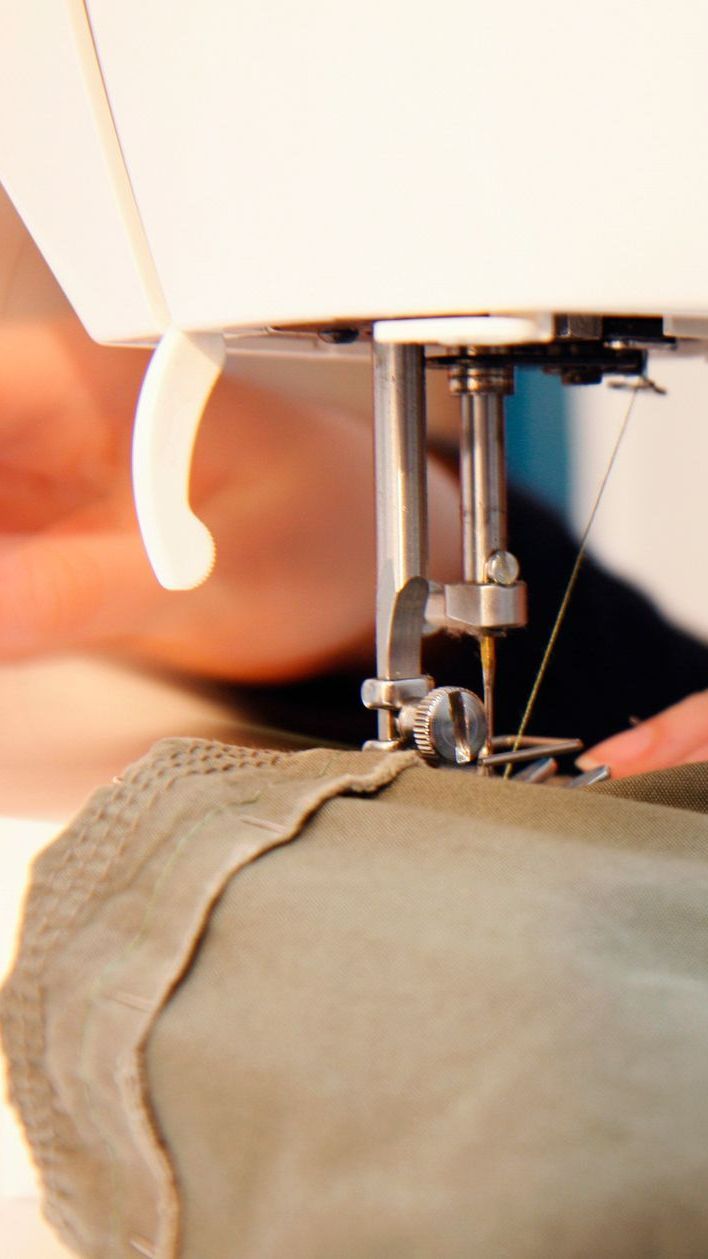 Couture d'un ourlet