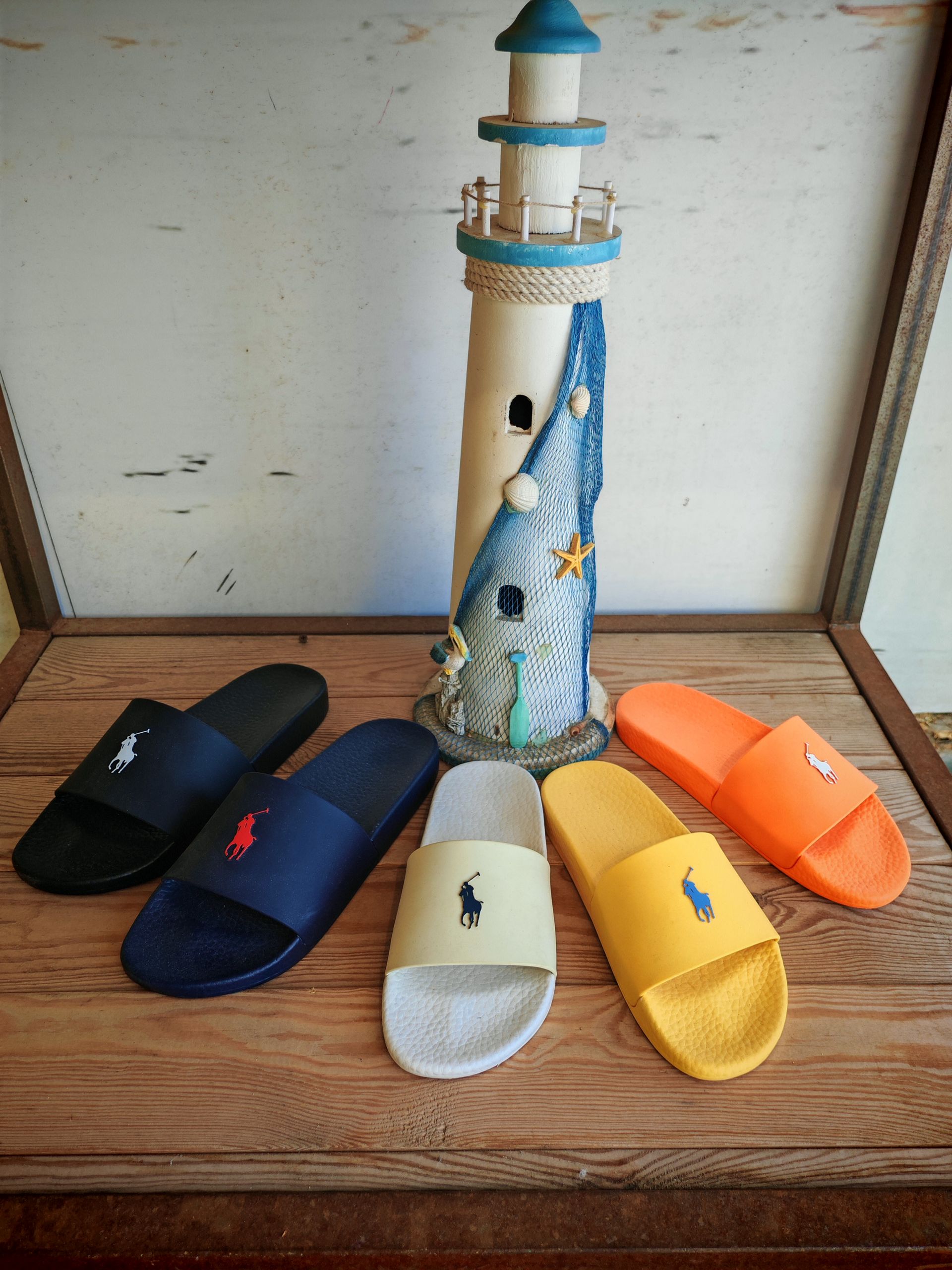 Claquettes Ralph Lauren multicolores
