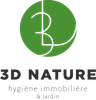 Logo pour « 3D NATURE » : cercle vert avec « B » et « L » à l'intérieur,