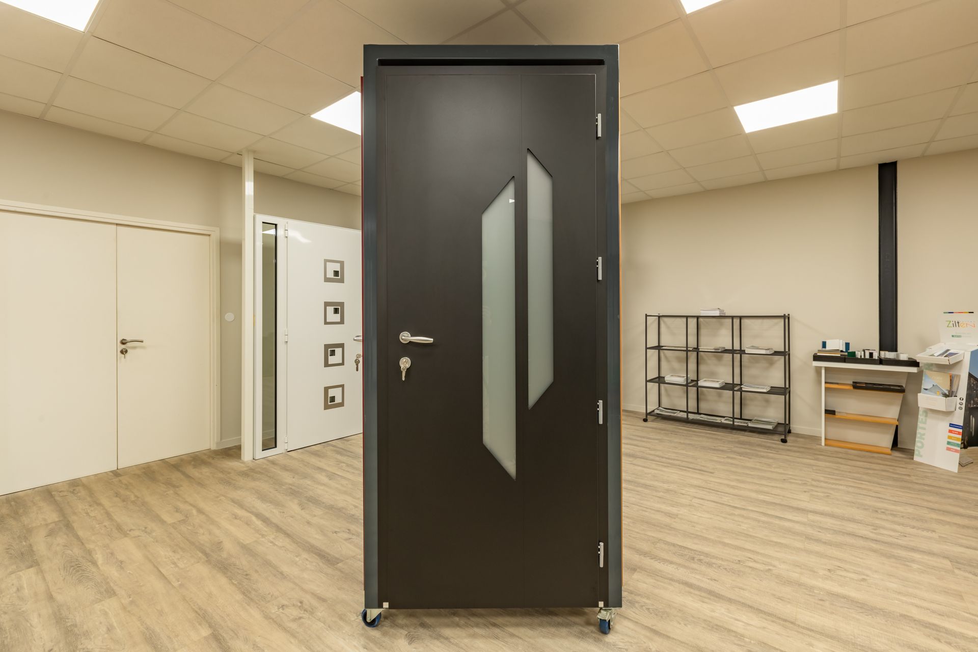 Porte d'entrée en aluminum