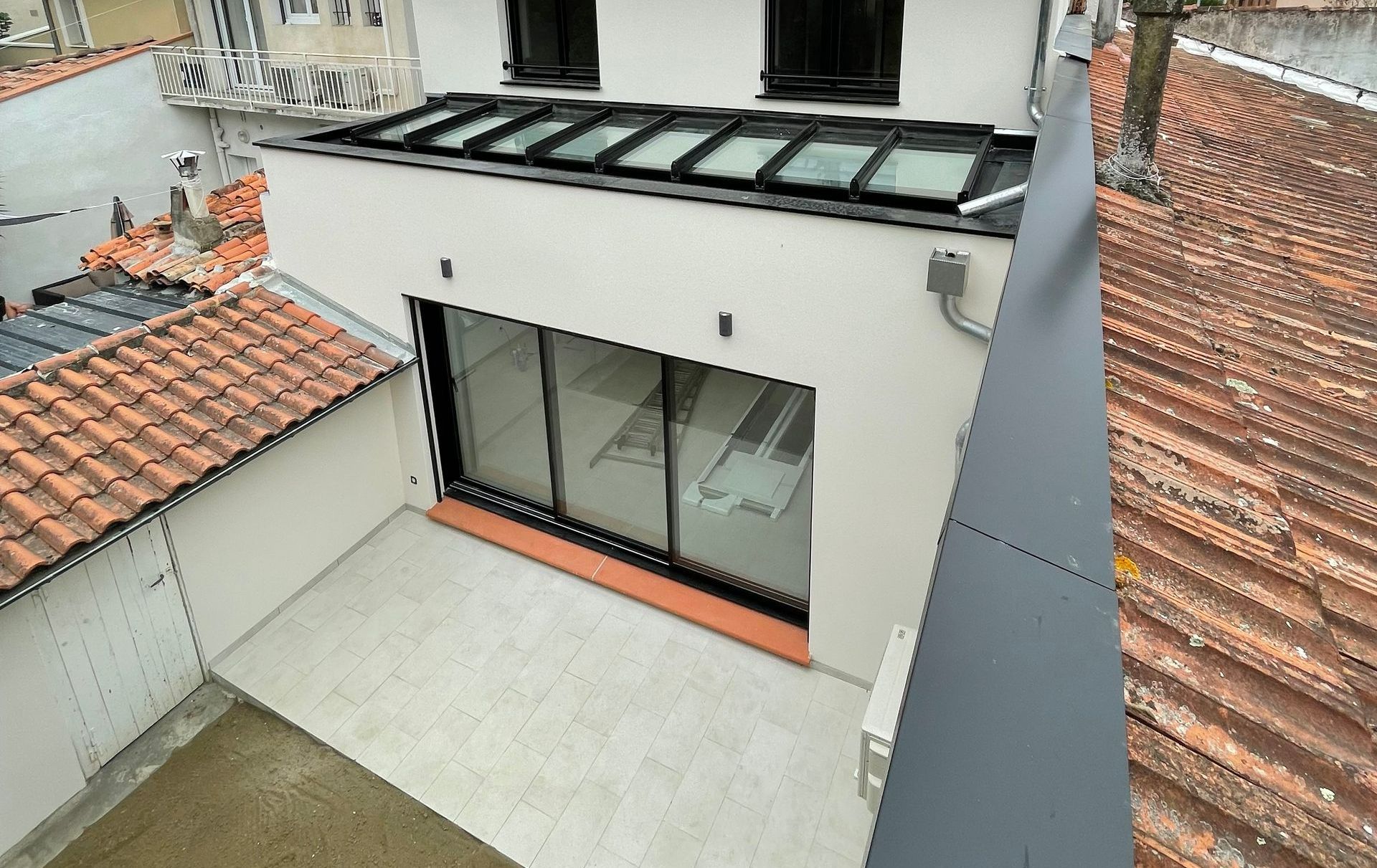 Baie vitrée en aluminium