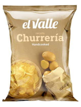 Bolsa de papas fritas artesanales marca 