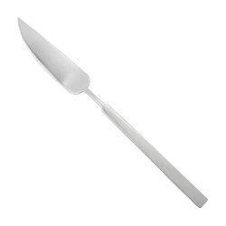 Servidor para tartas de plata con mango largo y hoja en ángulo.