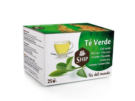 Caja de té verde 