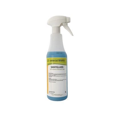 Botella pulverizadora blanca de producto de limpieza Inoxarp S.