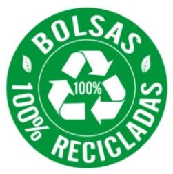 Un logotipo fsc blanco sobre un fondo verde