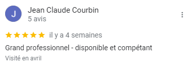 Avis client de Jean Claude