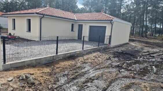 création parking avec cloture