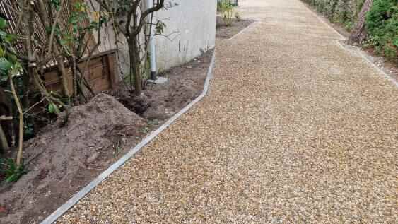 Création allée avec bordures