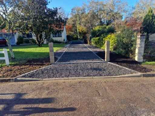 Création allée avec bordures