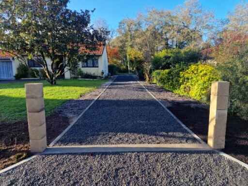 Création allée avec bordures