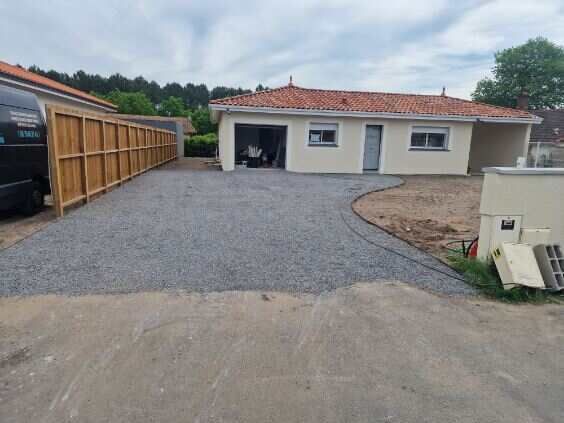 Création allée avec bordures