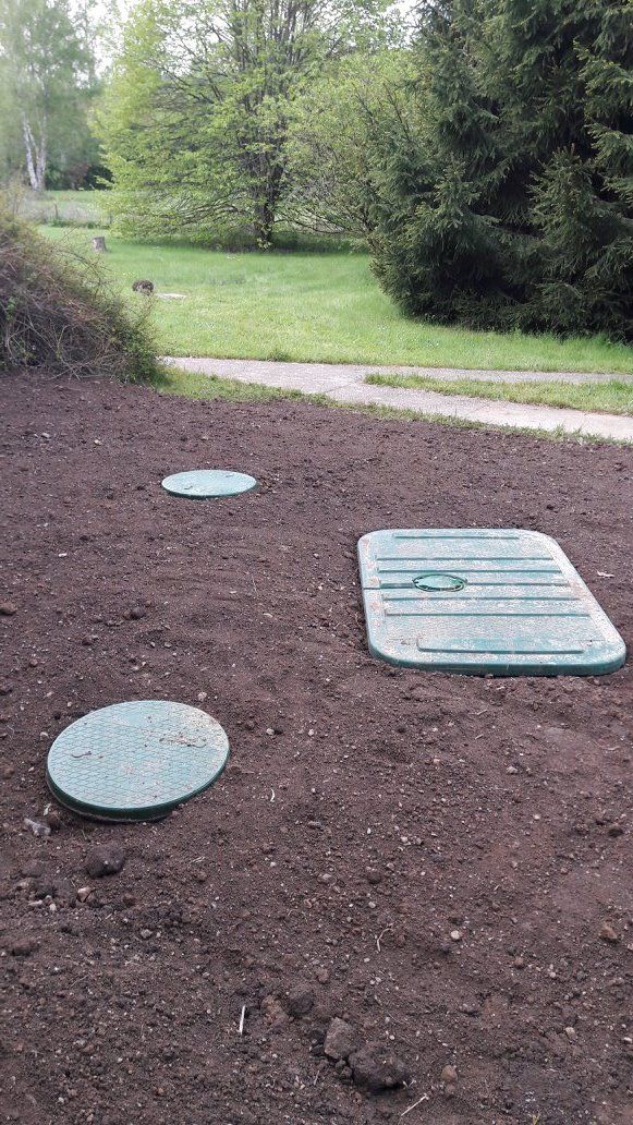 Installation d'assainissement individuel par microstation