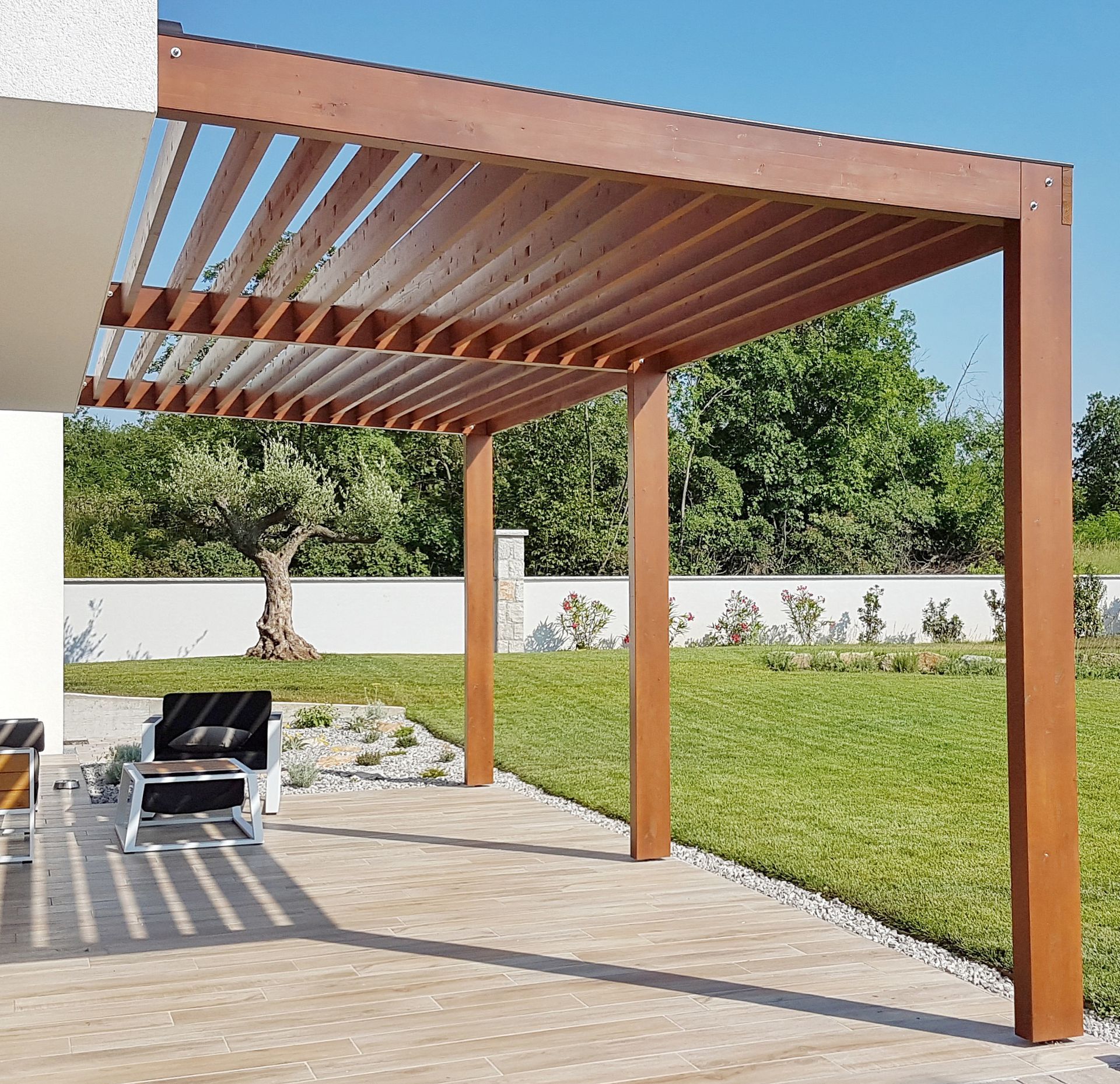 Pergola en bois