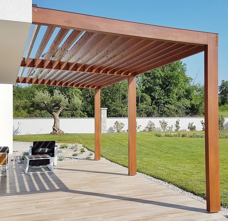 Peegola en bois