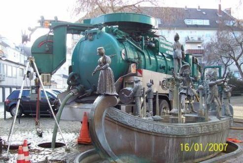 Ein Bild von einem Brunnen, aufgenommen am 16.01.2007