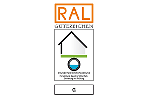 Ein Logo für eine Firma namens RAL Gutezeichen