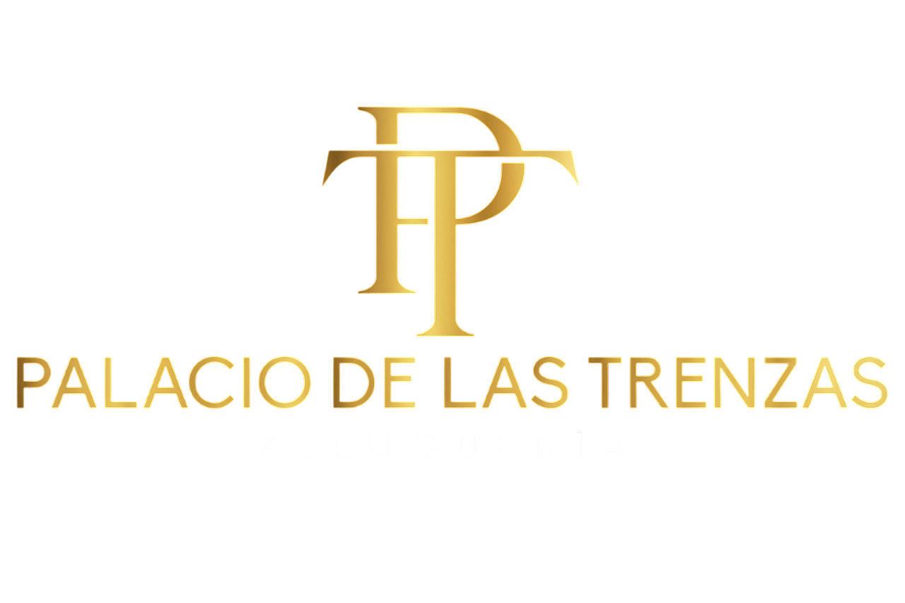 Logotipo con mujer con trenzas en círculo rosa con texto "El Palacio de las Trenzas".