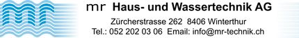 A blurry picture of a company called mir haus-und wassertechnik ag