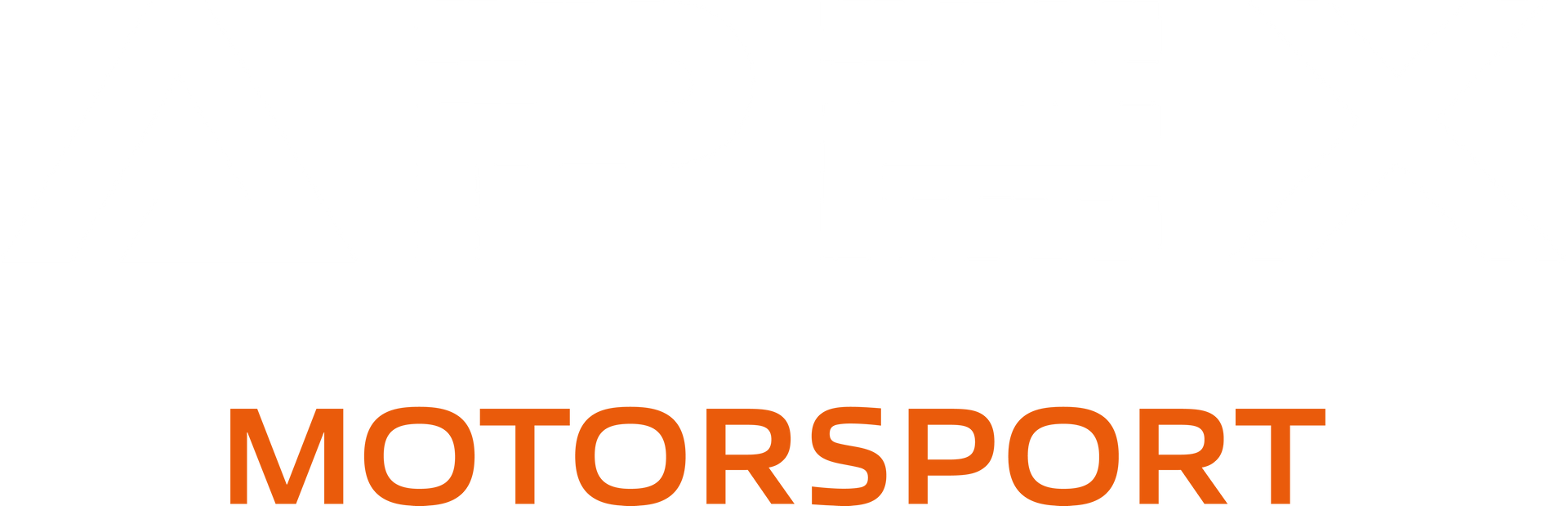 Das Wort „Motorsport“ ist in Orange auf weißem Hintergrund geschrieben.