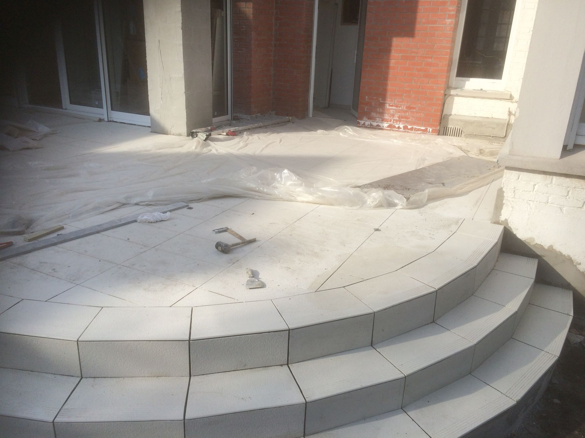 Carrelage sur escalier