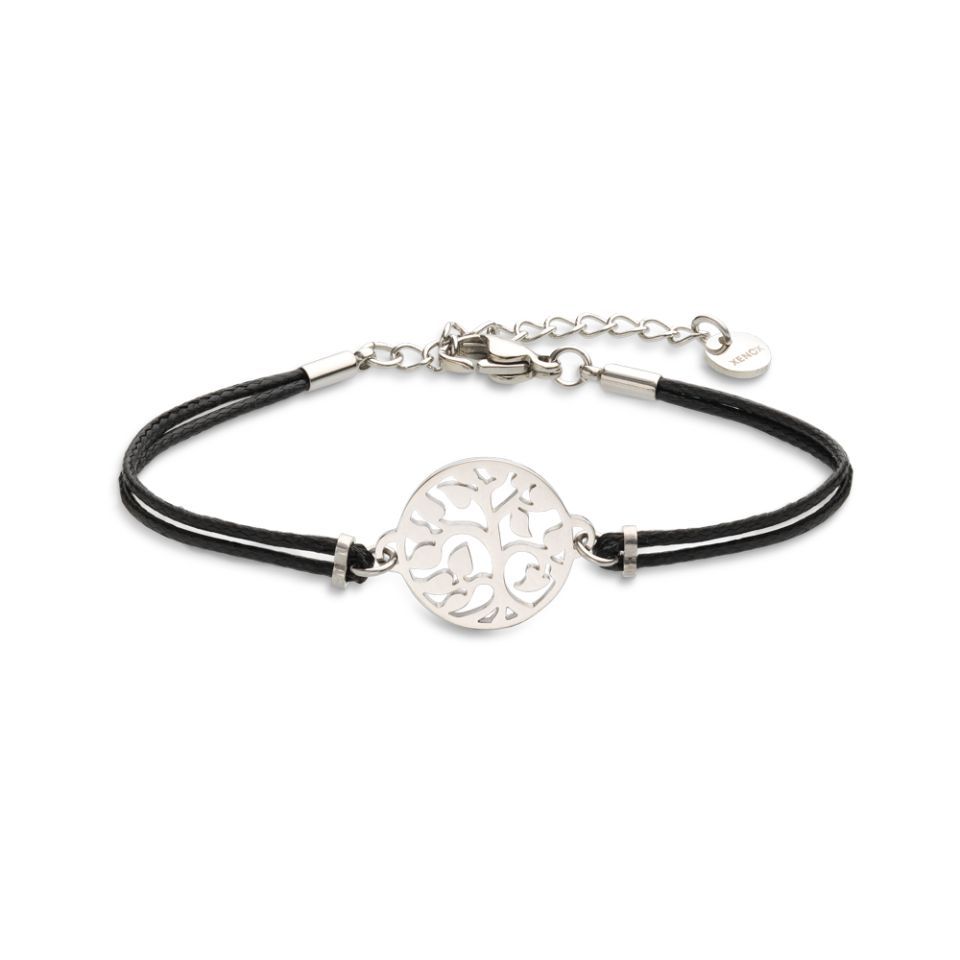 Armband mit floralem Anhänger aus Sterlingsilber