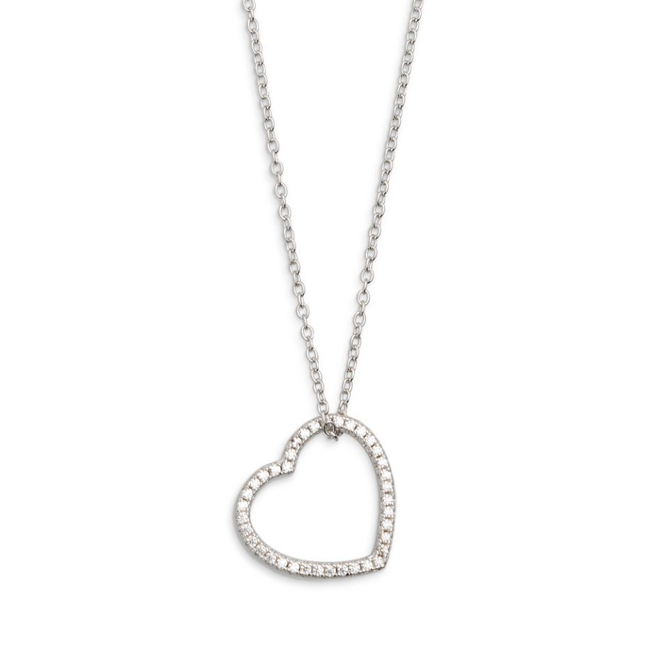 Herzkette aus Sterlingsilber