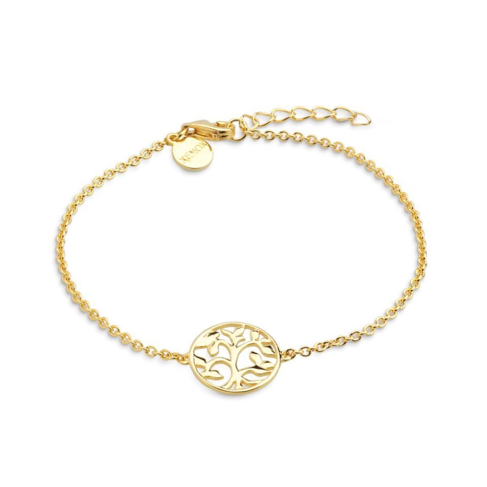 Florales, vergoldetes Armband