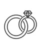 Grafik dreier goldener Armbänder.