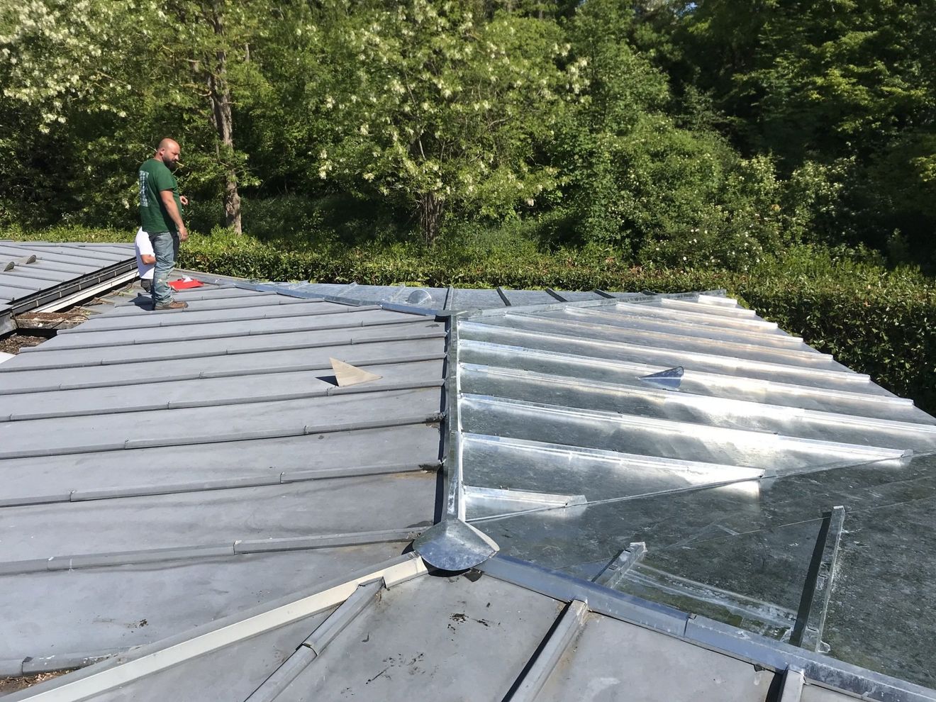 Rénovation toiture zinc