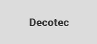 Das Decotec-Logo steht auf weißem Hintergrund.