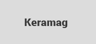 Das Wort „Keramag“ steht auf weißem Hintergrund.