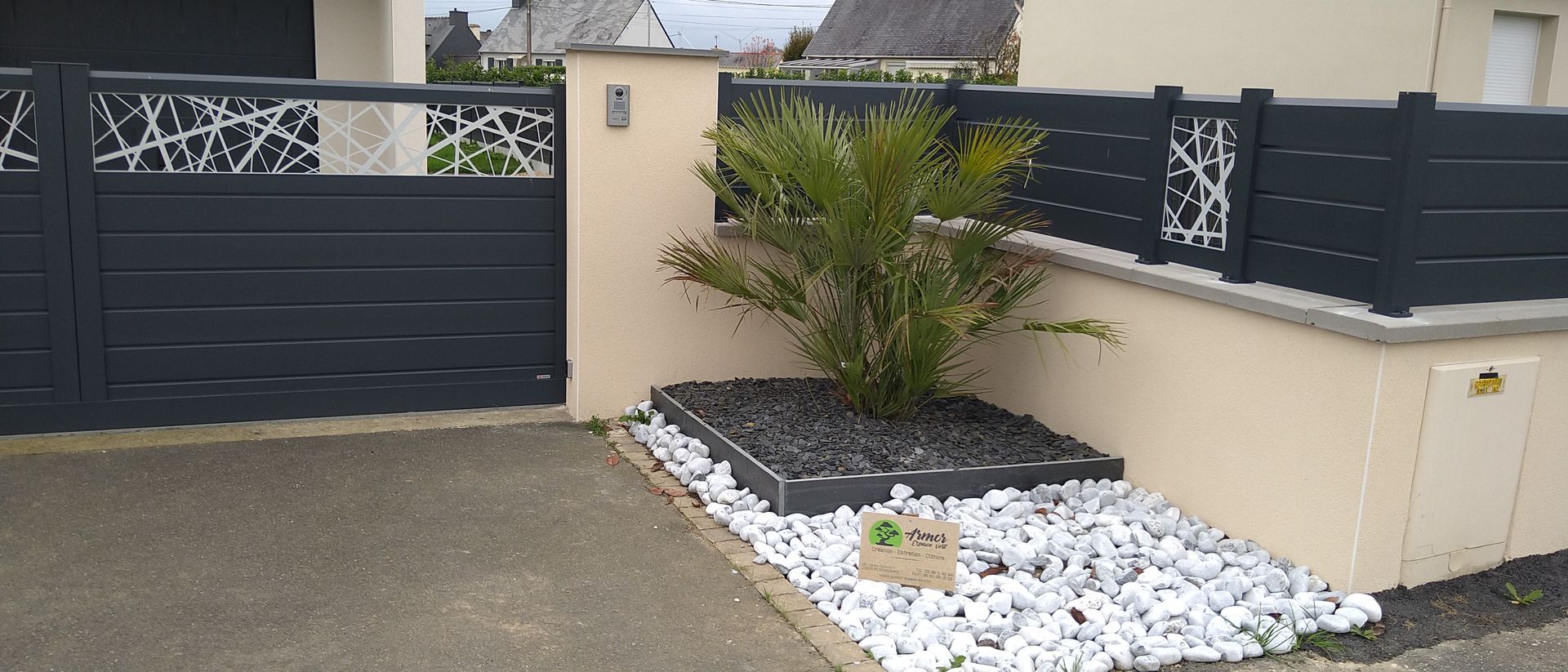 Clôture et portail électrique