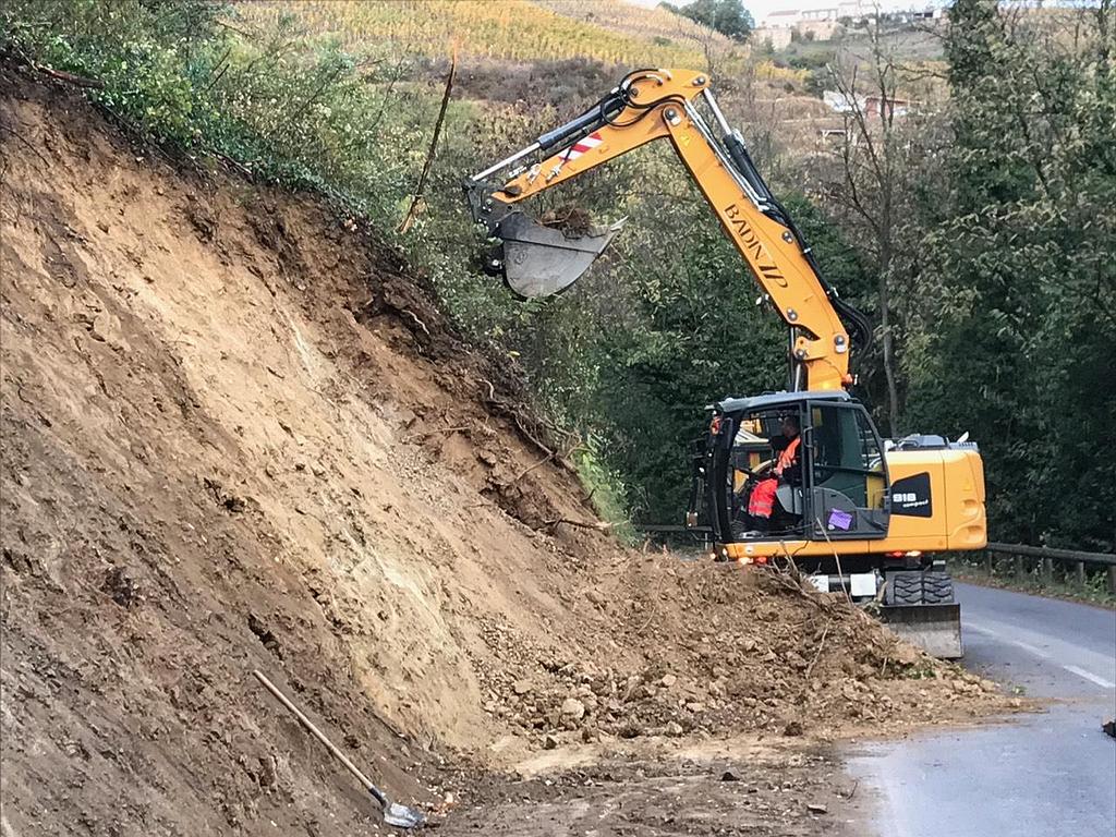 Rectification de virage a Sarras