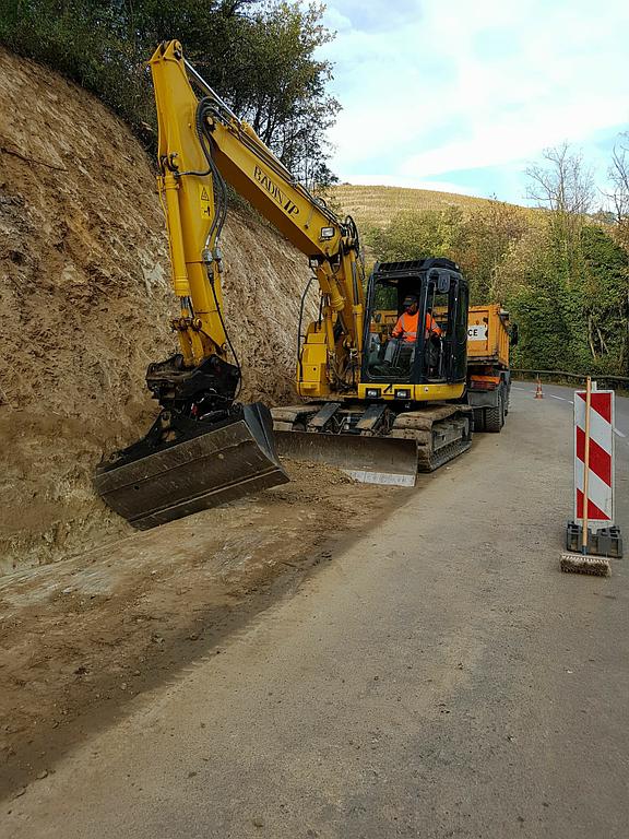 Élargissement de la départementale Sarras-Eclassan 2018