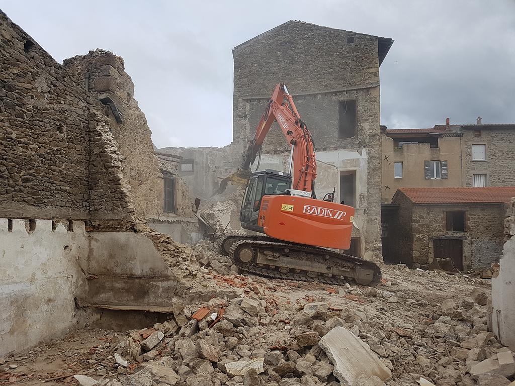 Démolition d'habitations - Boulieu-les-Annonay - 2018