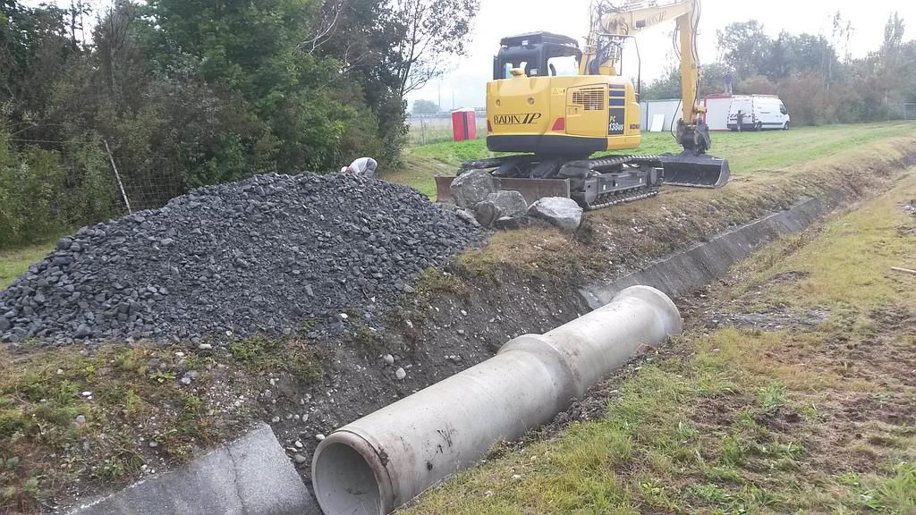 Pose de buses - Aiton