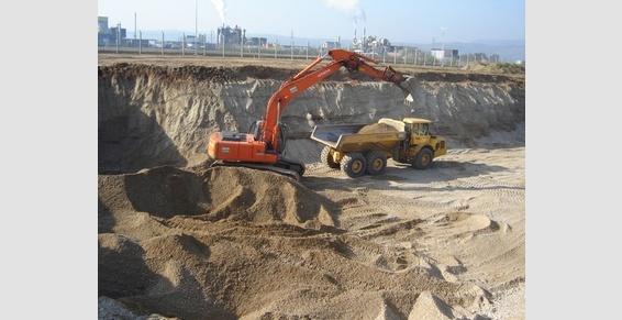 Chantier site industriel