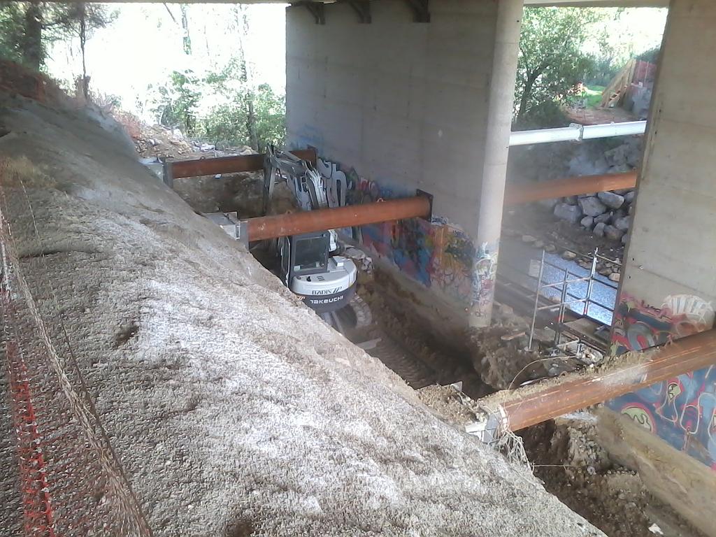 Travaux pont routier