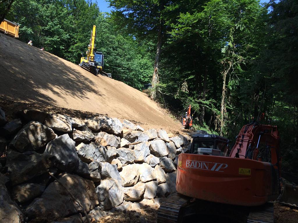 Talutage enrochement - Roybon